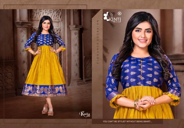 Kinti Kanika 2 Designer Silk Ethnic Wear Kurti